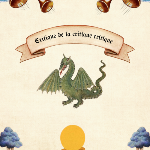 Critique de la critique critique n°1