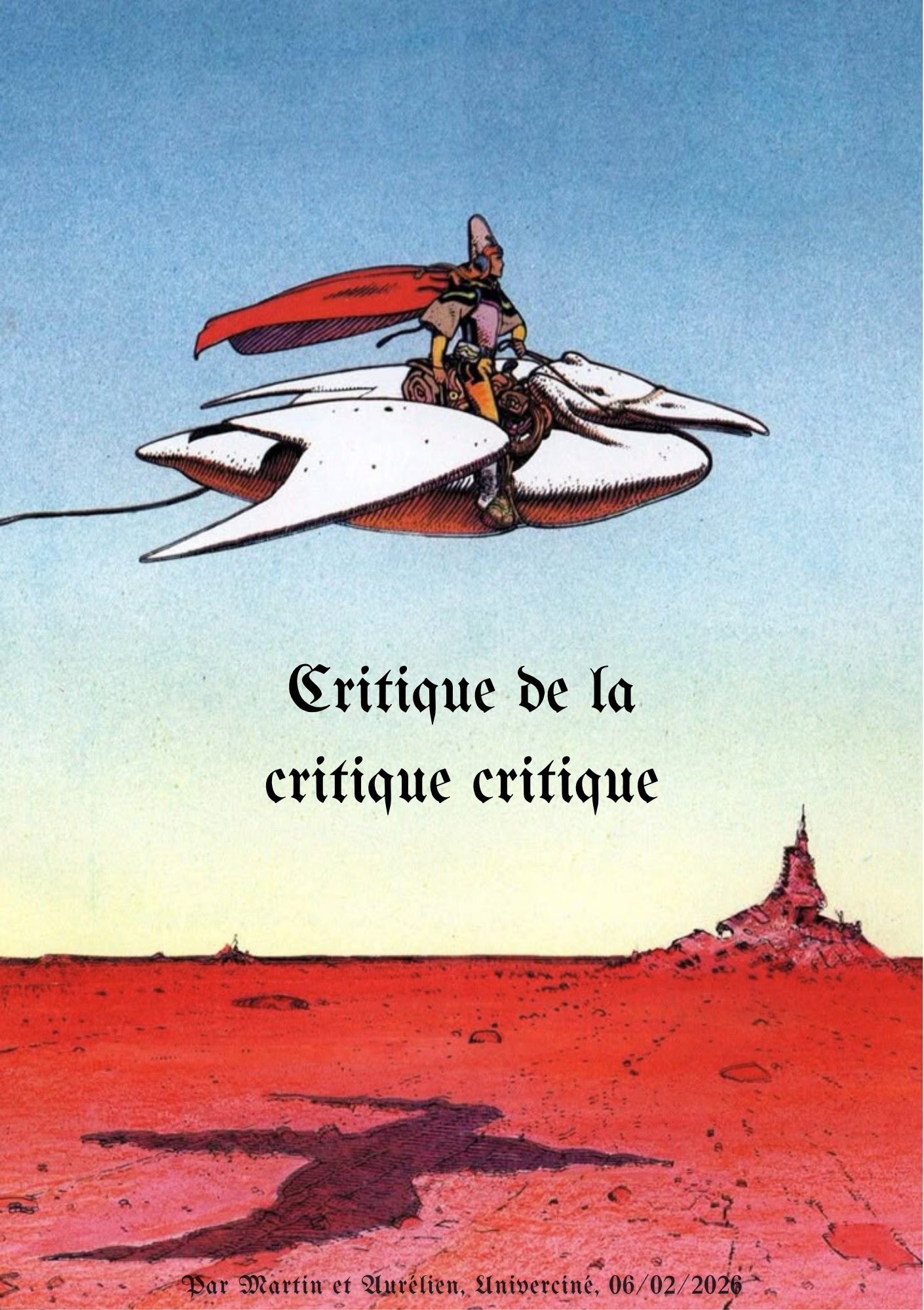 Critique de la critique critique n°4